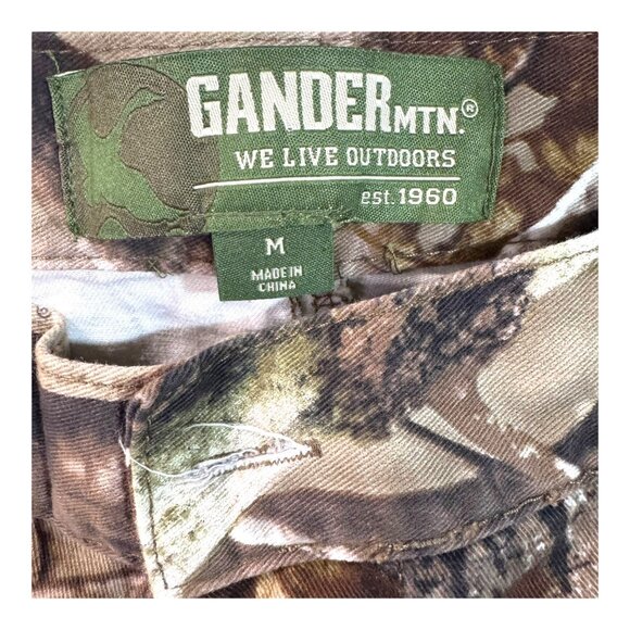 Gander Mountain. Mens Camouflage Cargo Pants M Cotton Blend Hunting Outdoor - Picture 3 of 4